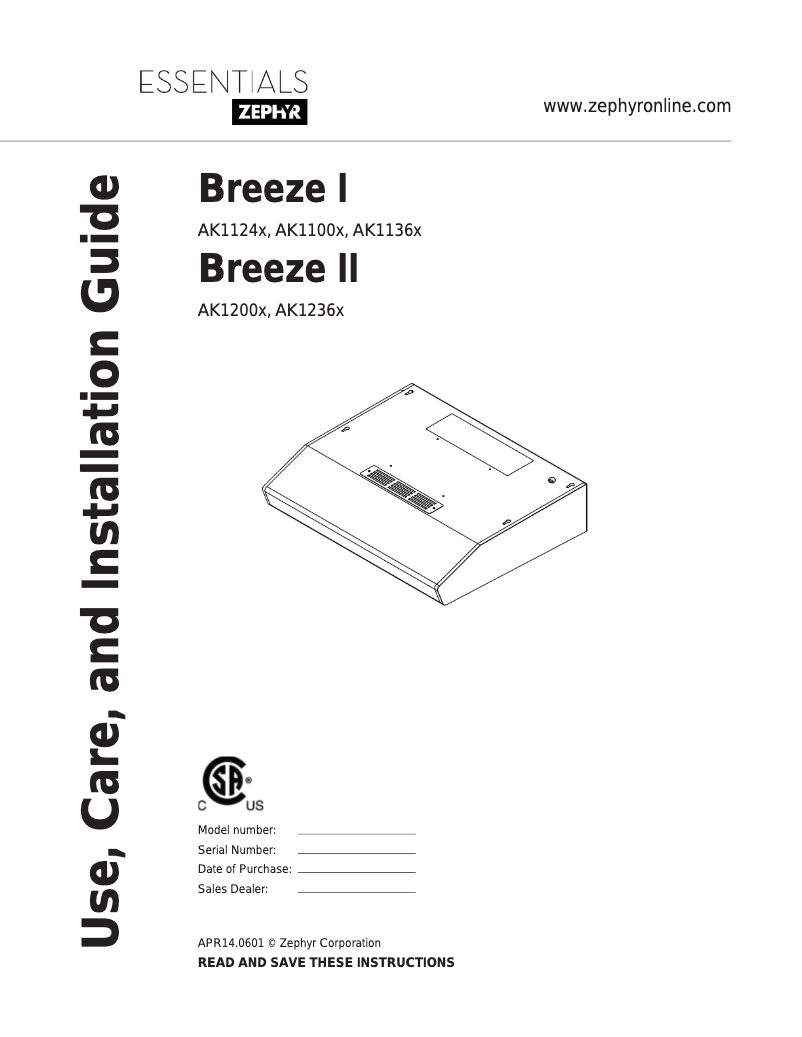 Imagen de la primera página del manual del dispositivo AK1100S