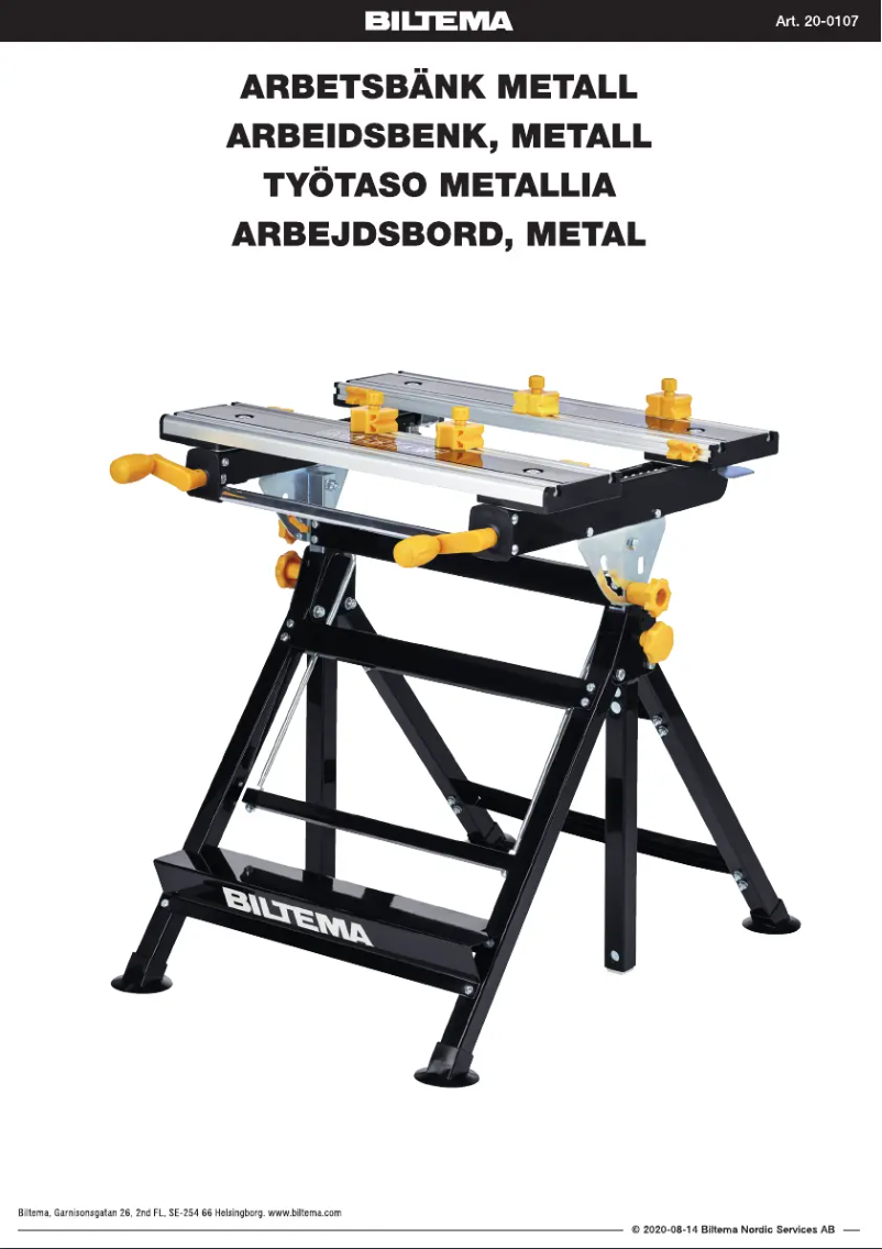 Imagen de la primera página del manual del dispositivo 20-0107