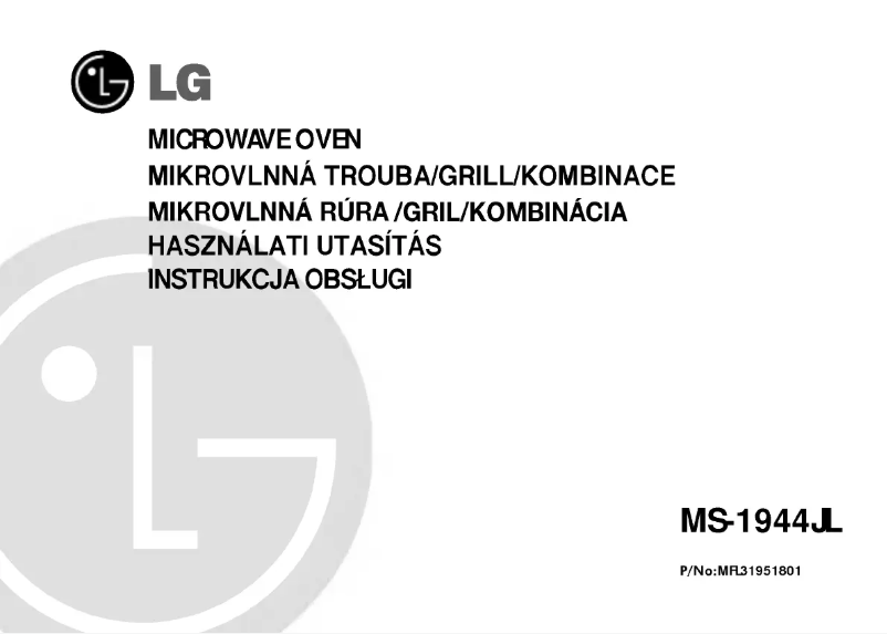 Página nº 1 - Manual de usuario LG MS-1944JL