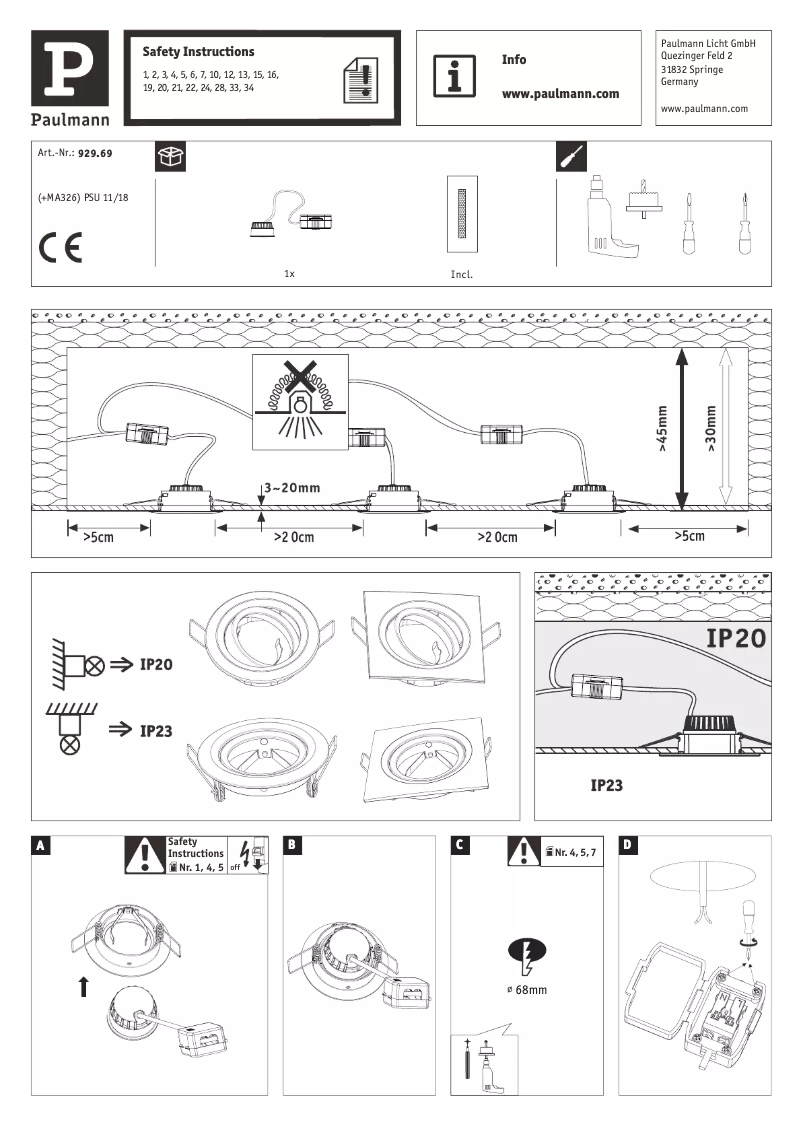 Imagen de la primera página del manual del dispositivo 929.69