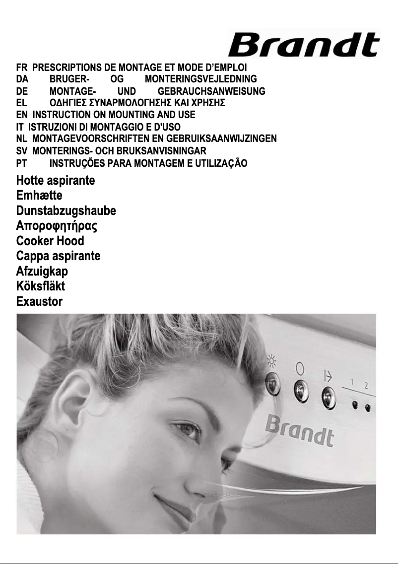 Página 1 del manual Manual de usuario Brandt AD1049X