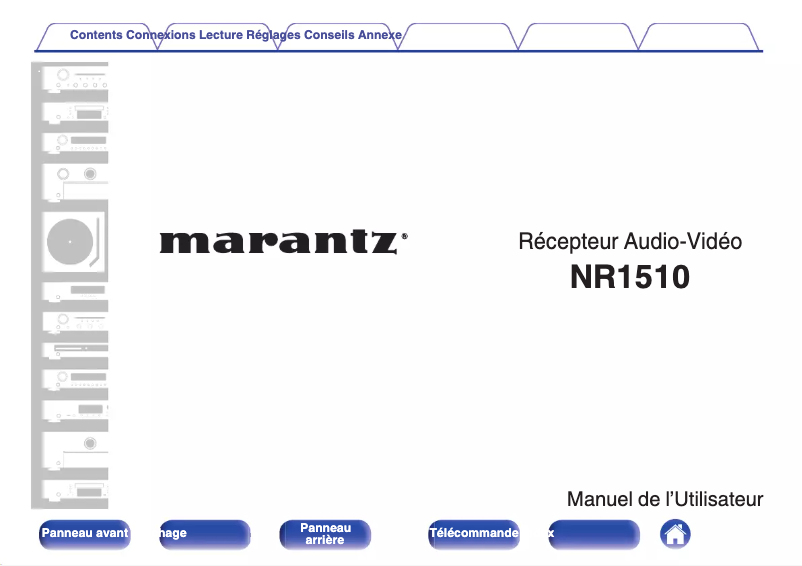 Página 1 del manual Manual de usuario Marantz NR1510