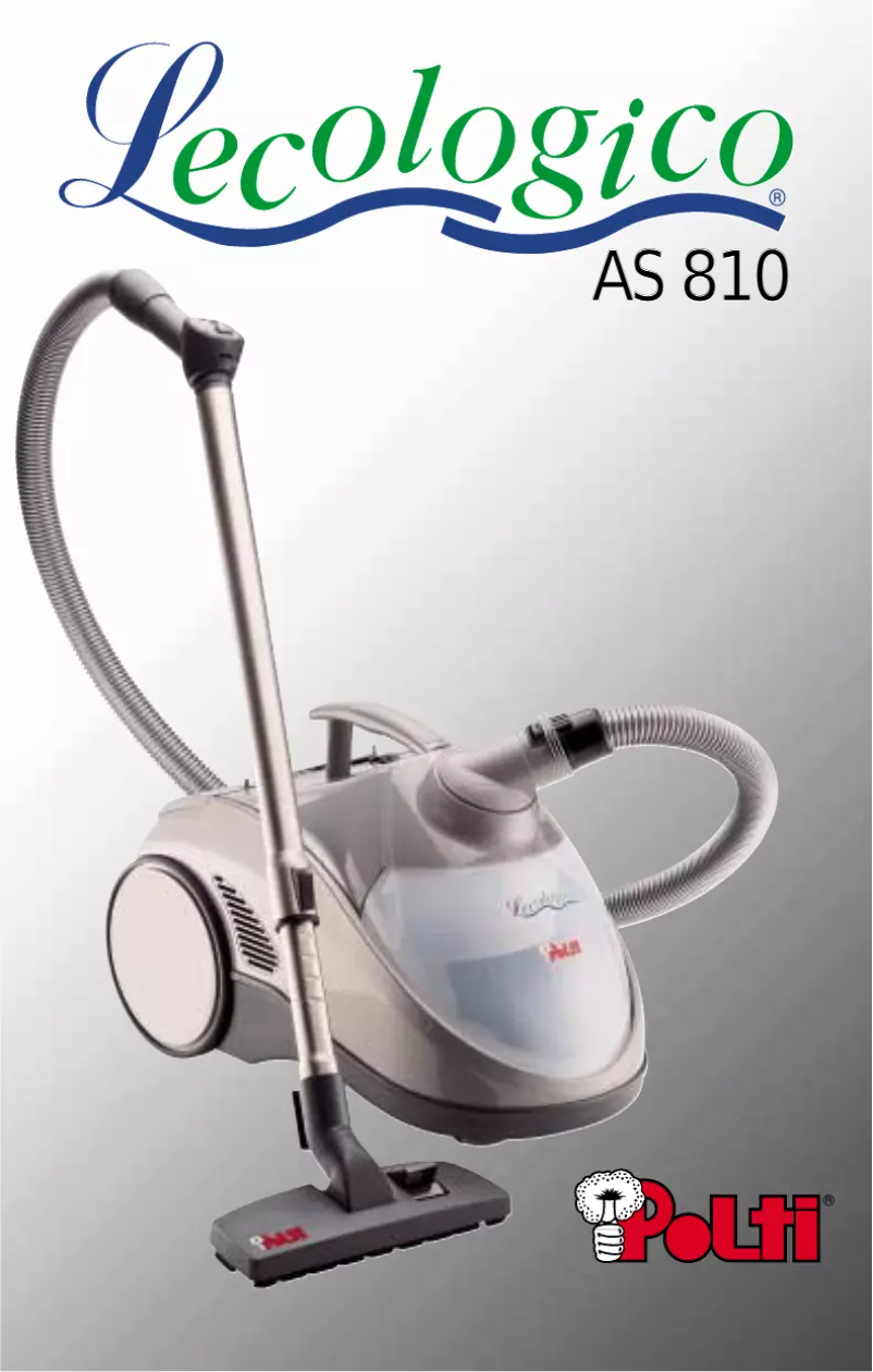 Imagen de la primera página del manual del dispositivo Lecologico AS810