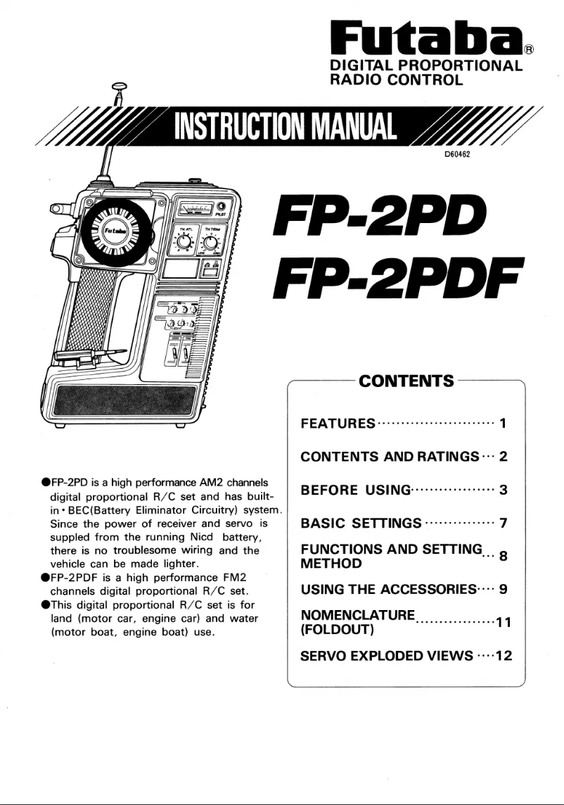 Página 1 del manual Manual de usuario Futaba FP2PD