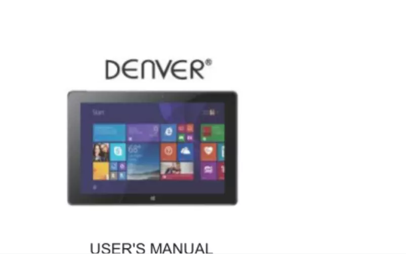 Página 1 del manual Manual de usuario Denver WIQ 10024