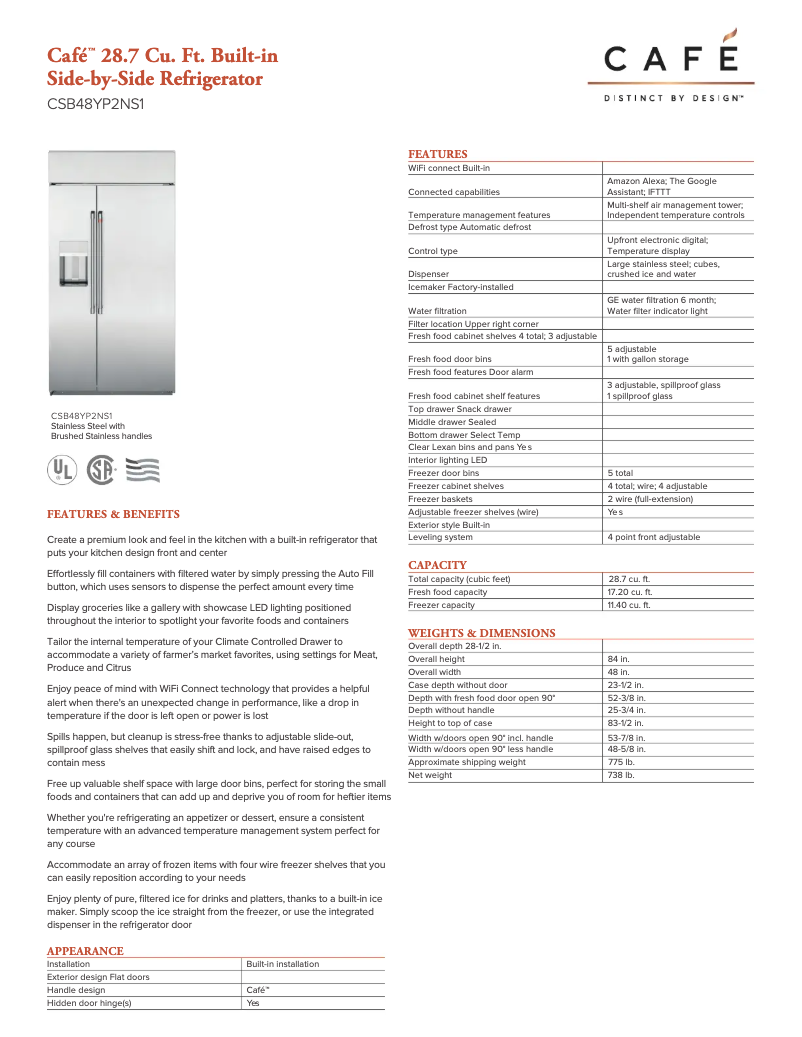 Imagen de la primera página del manual del dispositivo CSB48YP2NS1