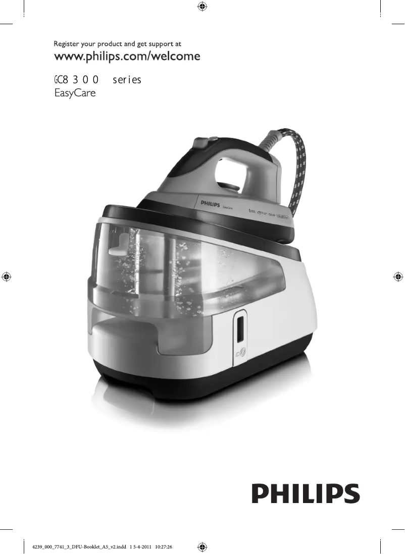 Página 1 del manual Manual de usuario Philips EasyCare GC8328