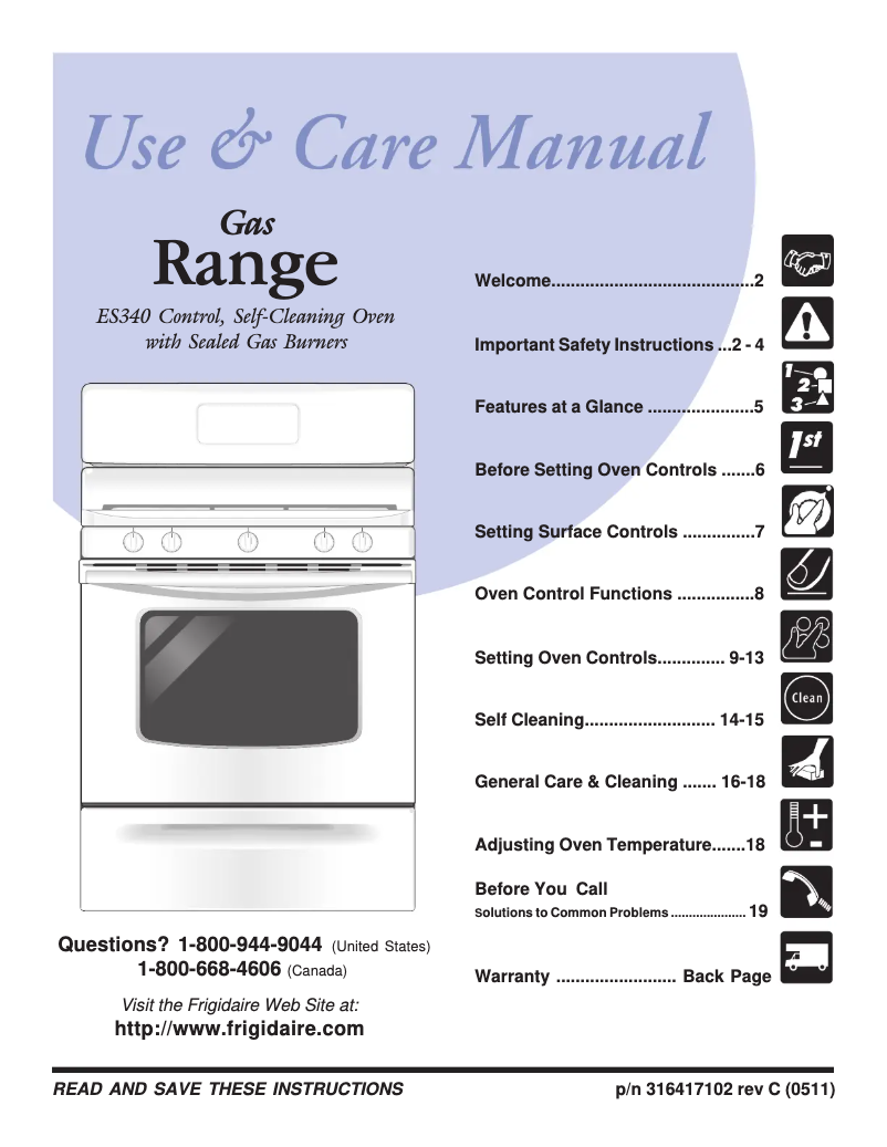 Imagen de la primera página del manual del dispositivo GLGF382DS
