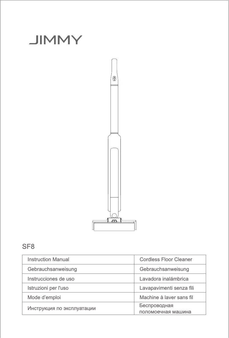 Imagen de la primera página del manual del dispositivo SF8