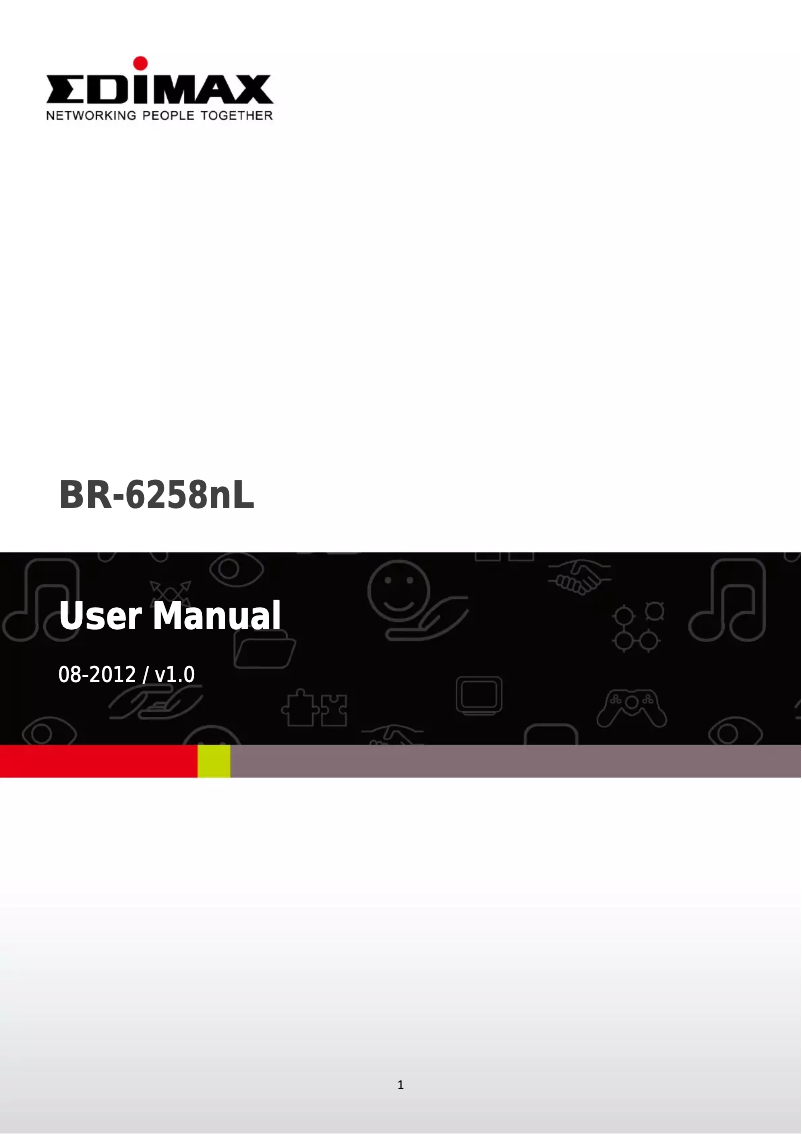 Página nº 1 - Manual de usuario Edimax BR-6258NL