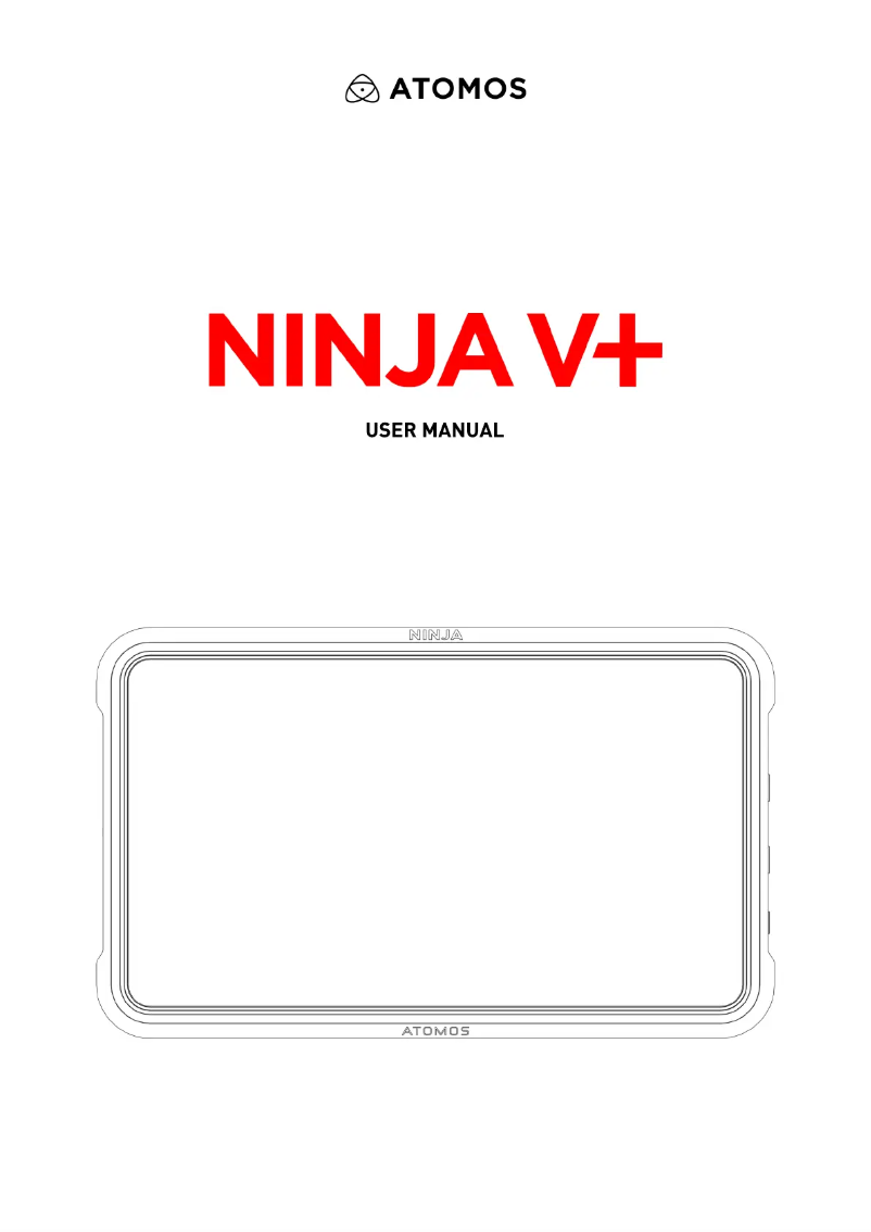 Imagen de la primera página del manual del dispositivo Ninja V+