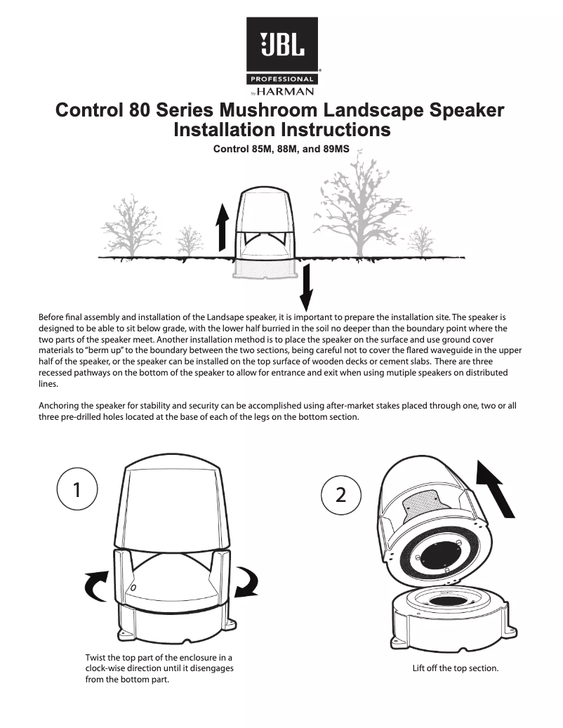 Imagen de la primera página del manual del dispositivo Control 89MS