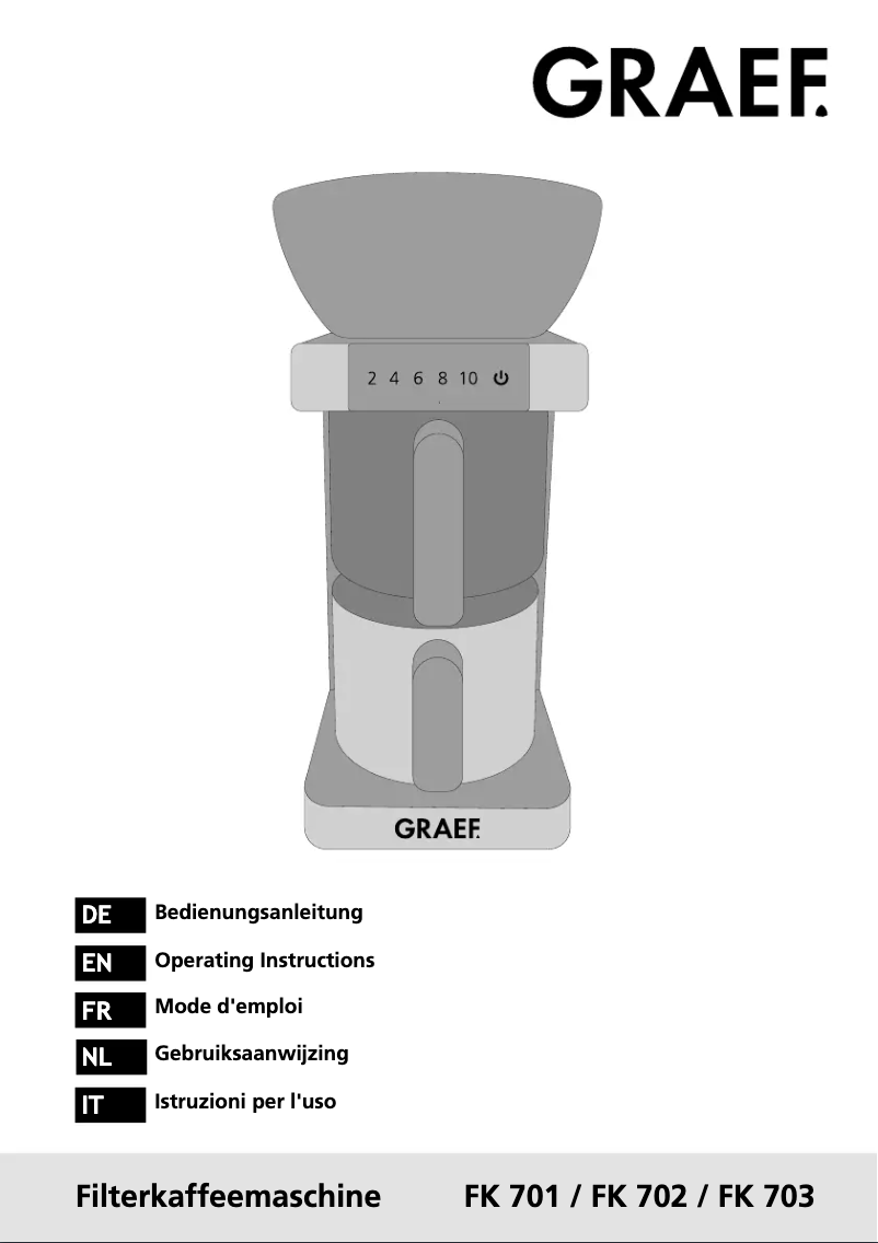Imagen de la primera página del manual del dispositivo FK 703