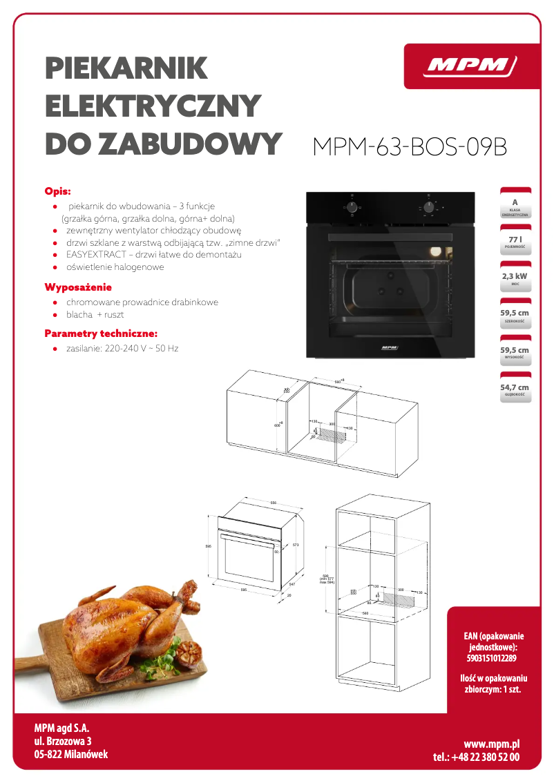 Imagen de la primera página del manual del dispositivo MPM-63-BOS-09B