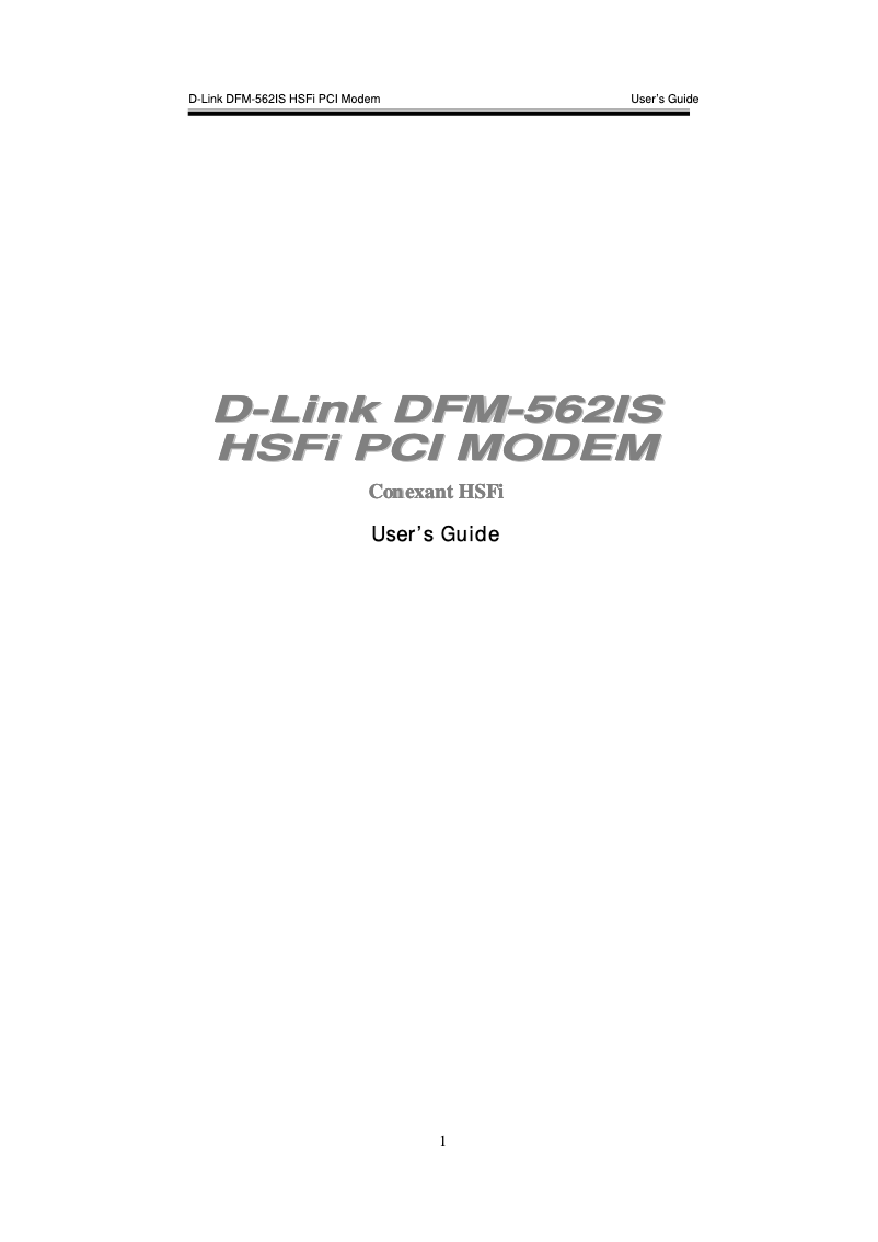 Imagen de la primera página del manual del dispositivo DFM-562IS