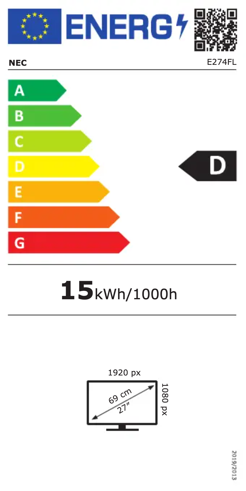 Imagen de la primera página del manual del dispositivo MultiSync E274FL