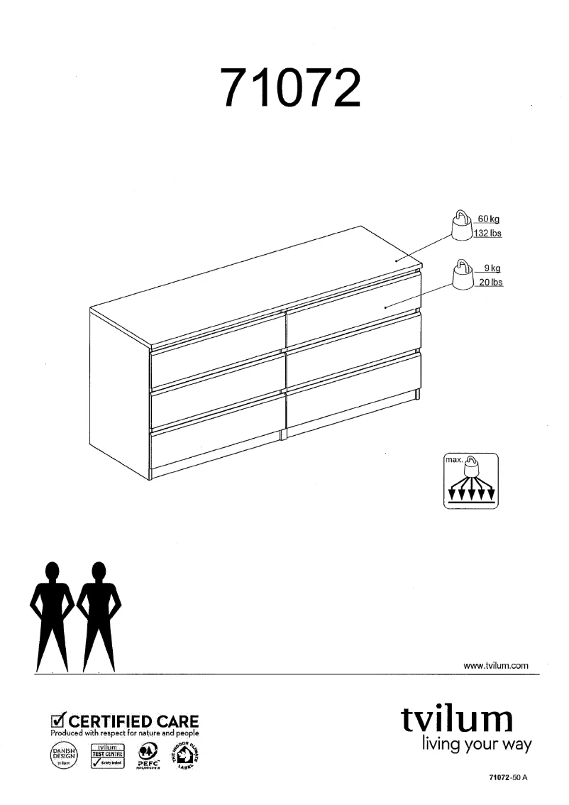 Imagen de la primera página del manual del dispositivo Brondby (153.6x50x70)