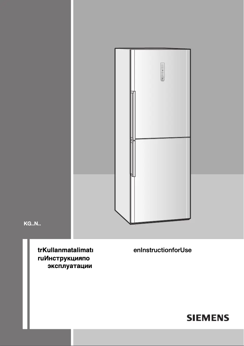 Página nº 1 - Manual de usuario Siemens KG46NA04NE