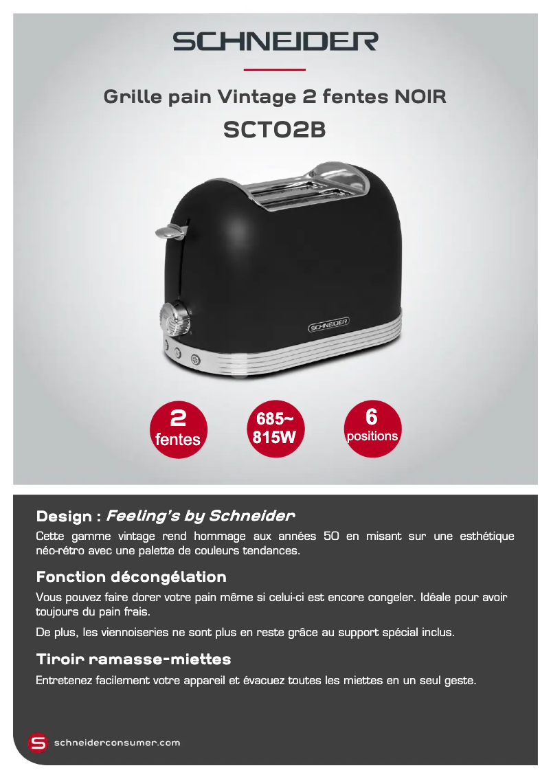 Página nº 1 - Ficha técnica Schneider SCTO2B