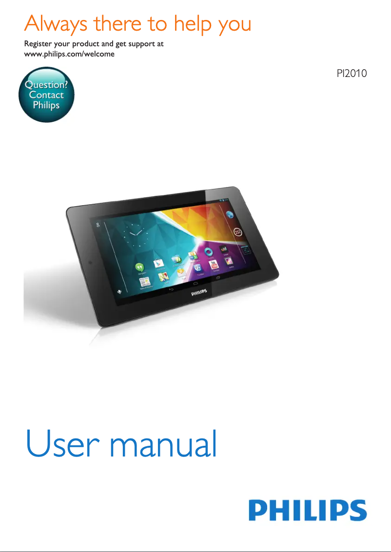 Imagen de la primera página del manual del dispositivo PI2010B1X