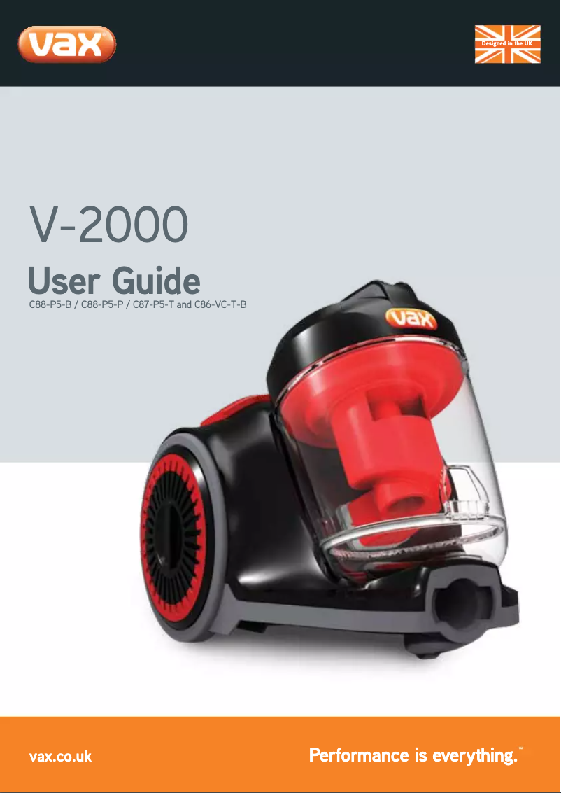 Página 1 del manual Manual de usuario Vax C87-P5-T