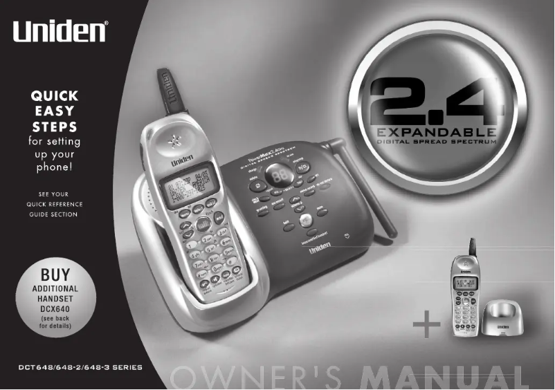 Imagen de la primera página del manual del dispositivo DCT 648-3