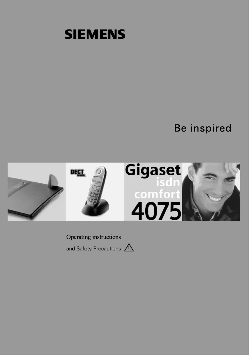 Página nº 1 - Manual de usuario Siemens Gigaset 4075