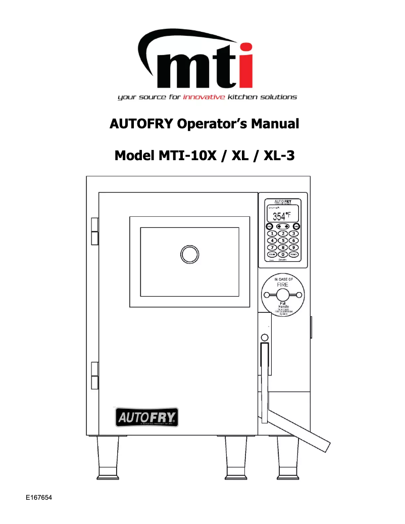 Imagen de la primera página del manual del dispositivo MTI-10XL