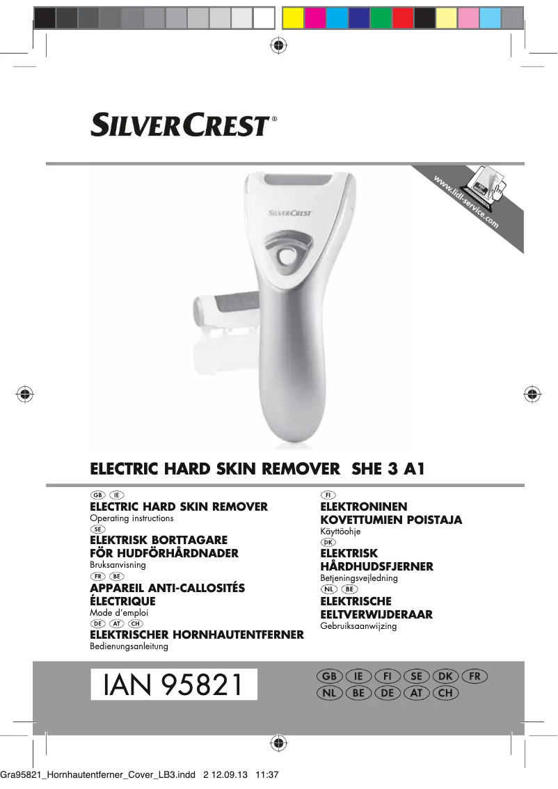 Página 1 del manual Manual de usuario SilverCrest SHE 3 A1