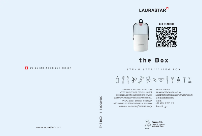 Página nº 1 - Manual de usuario Laurastar The Box