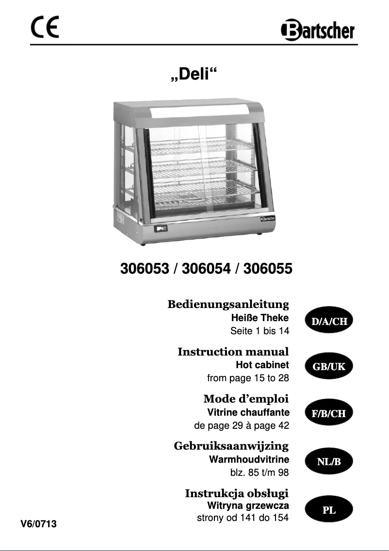 Imagen de la primera página del manual del dispositivo Deli 306053