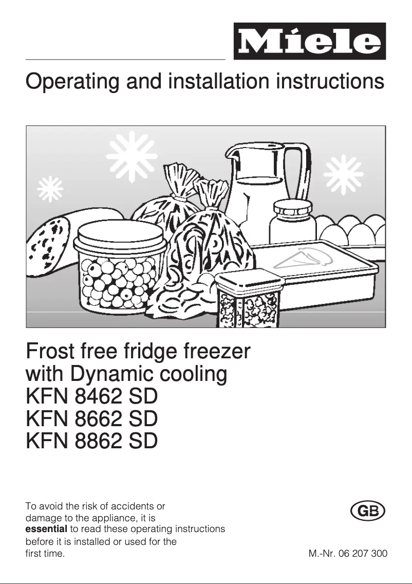 Página 1 del manual Manual de usuario Miele KFN 8462 SD