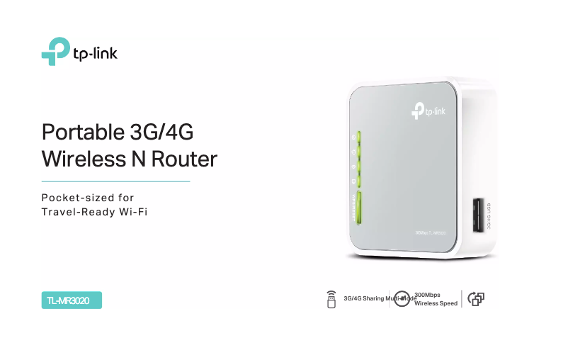 Página nº 1 - Ficha técnica TP-Link TL-MR3020
