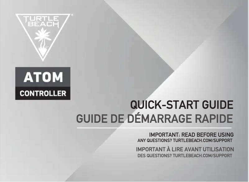 Imagen de la primera página del manual del dispositivo Atom