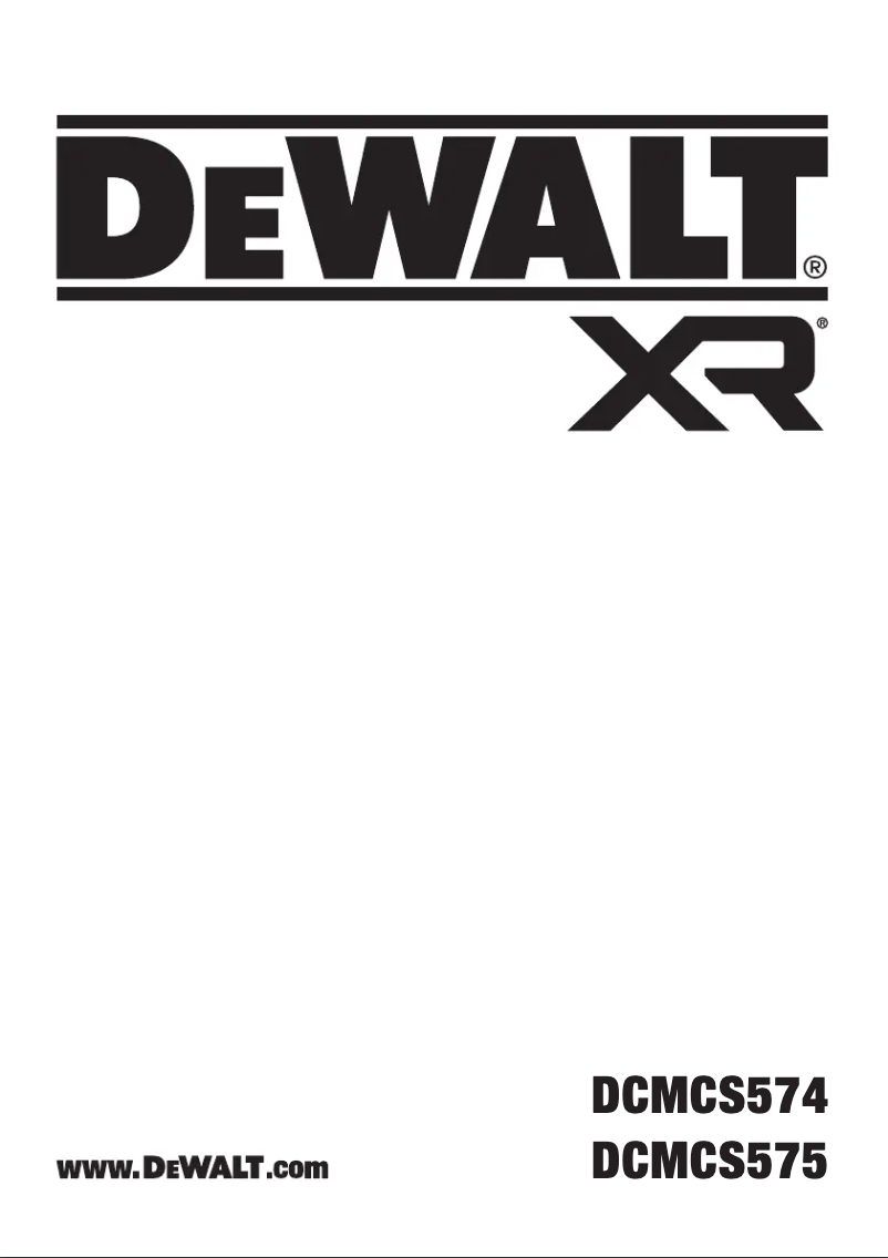 Imagen de la primera página del manual del dispositivo DCMCS575
