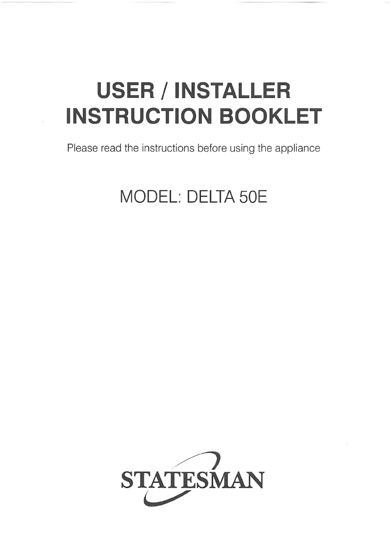 Imagen de la primera página del manual del dispositivo DELTA50E