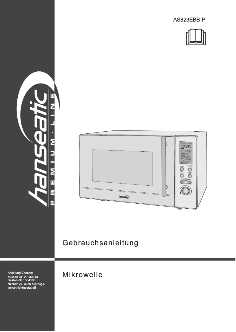 Imagen de la primera página del manual del dispositivo AS823EBB-P