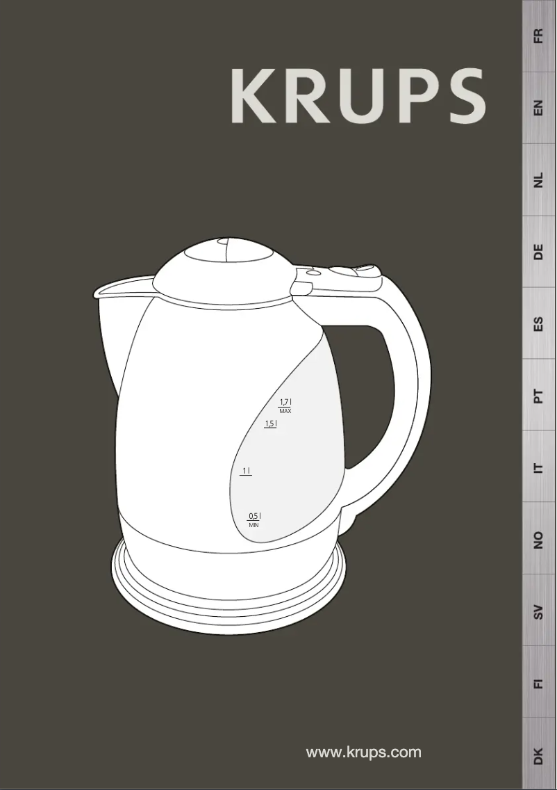 Página 1 del manual Manual de usuario Krups AquaControl Plus FLA143