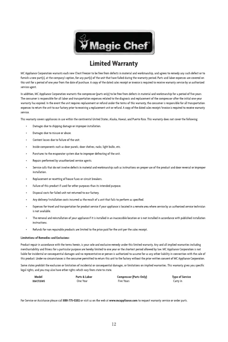 Imagen de la primera página del manual del dispositivo HMCF35W5