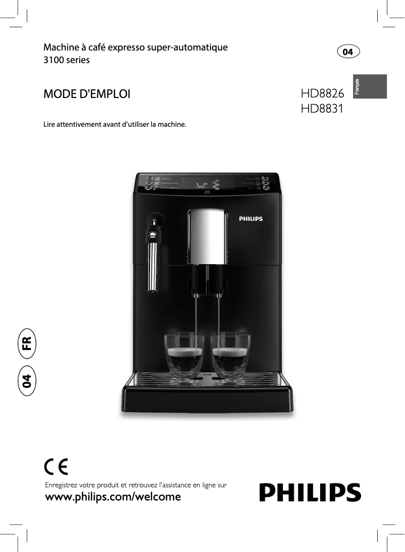 Imagen de la primera página del manual del dispositivo 3100 series HD8831