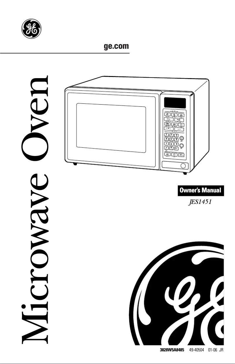 Imagen de la primera página del manual del dispositivo JES1451BJ