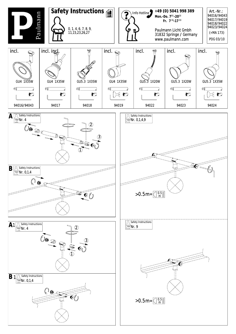 Imagen de la primera página del manual del dispositivo 940.16