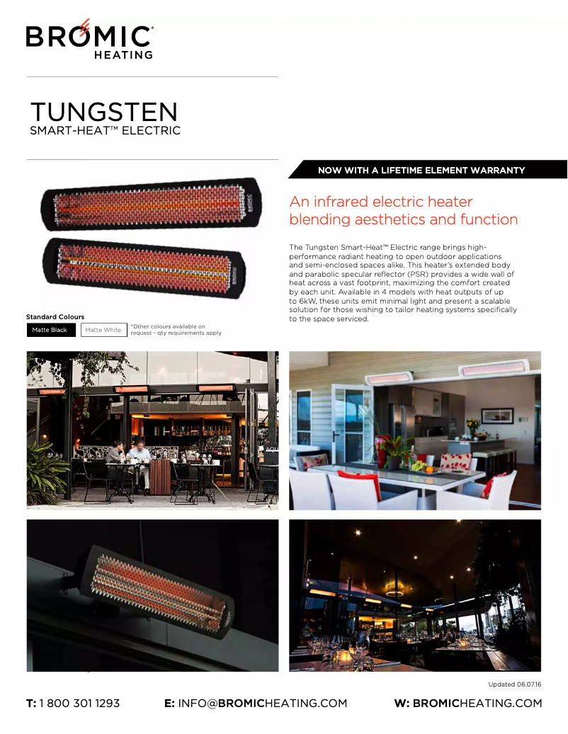 Página 1 del manual Ficha técnica Bromic BH0420032