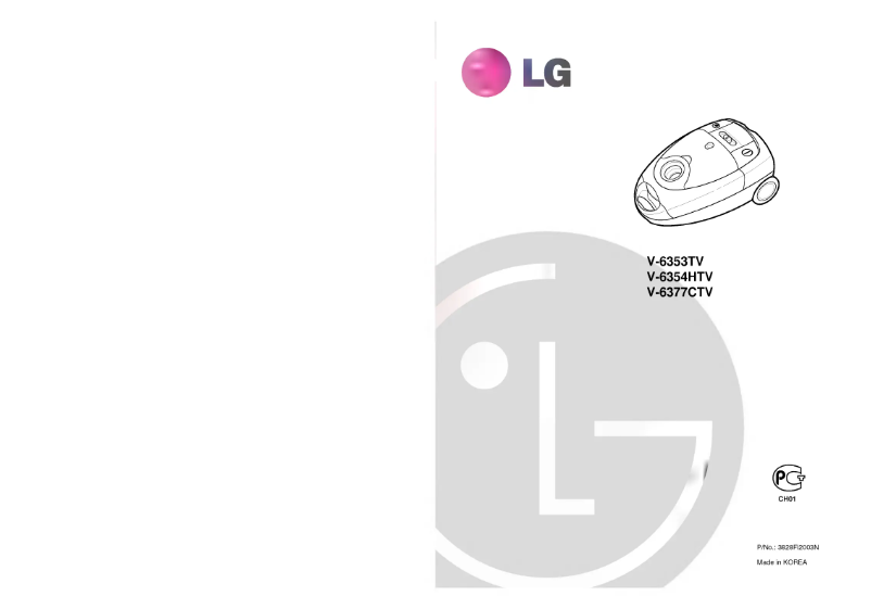 Imagen de la primera página del manual del dispositivo V-6353TV