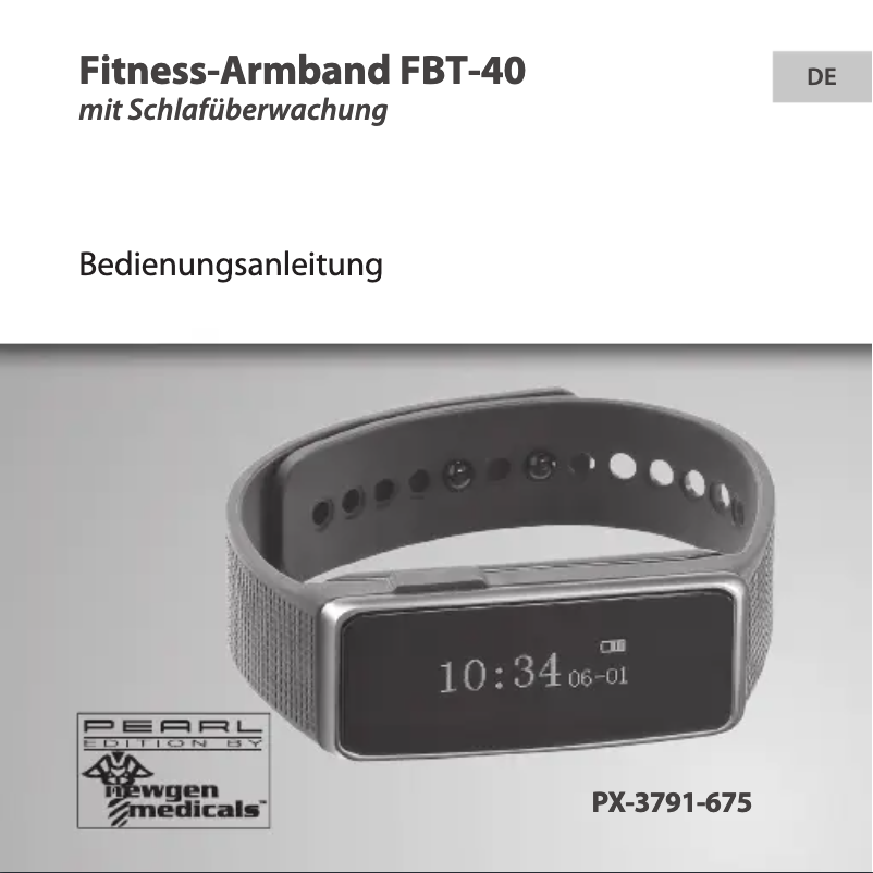 Página 1 del manual Manual de usuario Newgen Medicals FBT-40