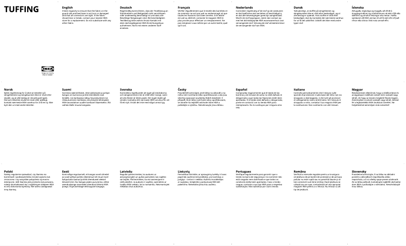 Imagen de la primera página del manual del dispositivo TUFFING 702.992.85