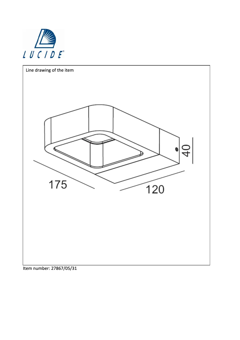 Página nº 1 - Manual de usuario Lucide Trywo 27867/05/31