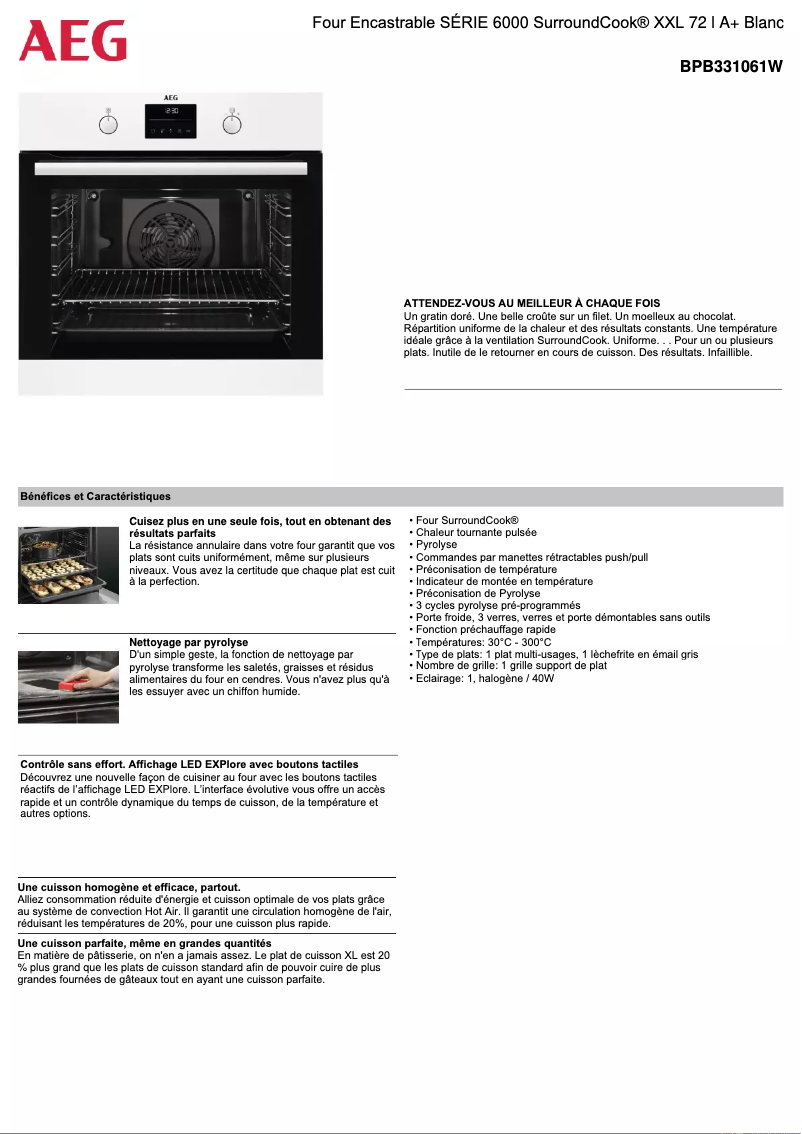 Imagen de la primera página del manual del dispositivo BPB331061W