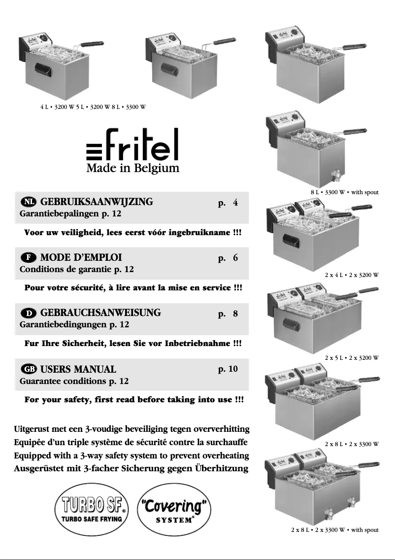 Imagen de la primera página del manual del dispositivo TSF 4605