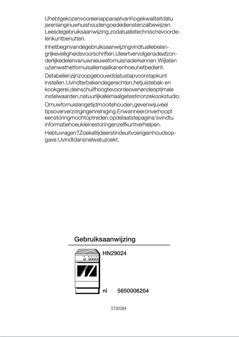 Página nº 1 - Manual de usuario Siemens HN29024